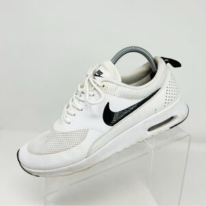 Nike Air Max Thea White Lace Up Comfort Casual Sneakers Size 9.5
